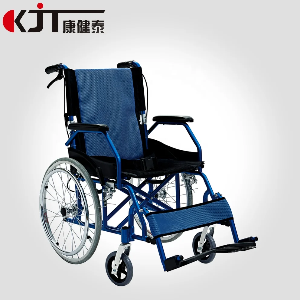 foshan fashion asia folding wheelchair cheapest Best Selling Easy Handle And Foldable Lightweight Aluminium Wheelchair