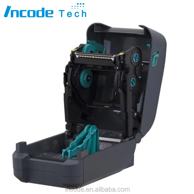 GT800/203 точек/дюйм Desktop термотрансферной ленты принтера, штрих-код этикетки термопринтер