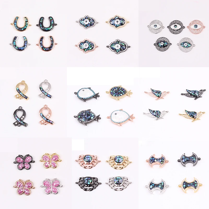 High quality fashion turkish jewelry abalone shell  eye of the demon hamsa bracelet