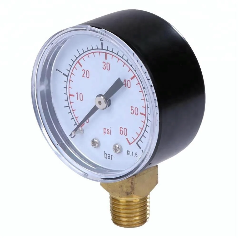 DAVEY 2018 Swimming Pool Spa Filter Water Pressure Gauge 0-60 PSI