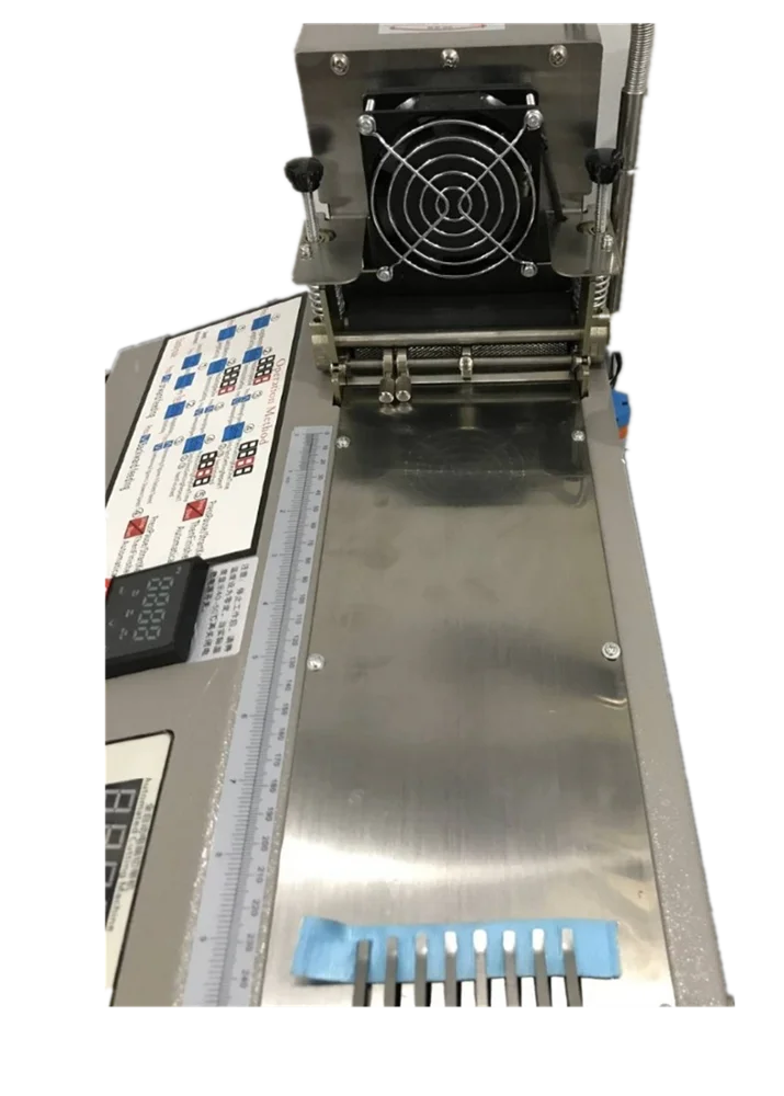 New Hot HX-102 Hot and cold satin wire ribbon PVC nylon webbing buckles elastic hook and loop cutting machine  for sale