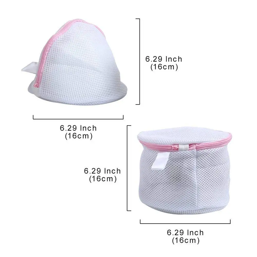 Bra Wash Bags Reusable Mesh Laundry Bra Bags with Zipper Closure for Underwear, Delicate, Socks