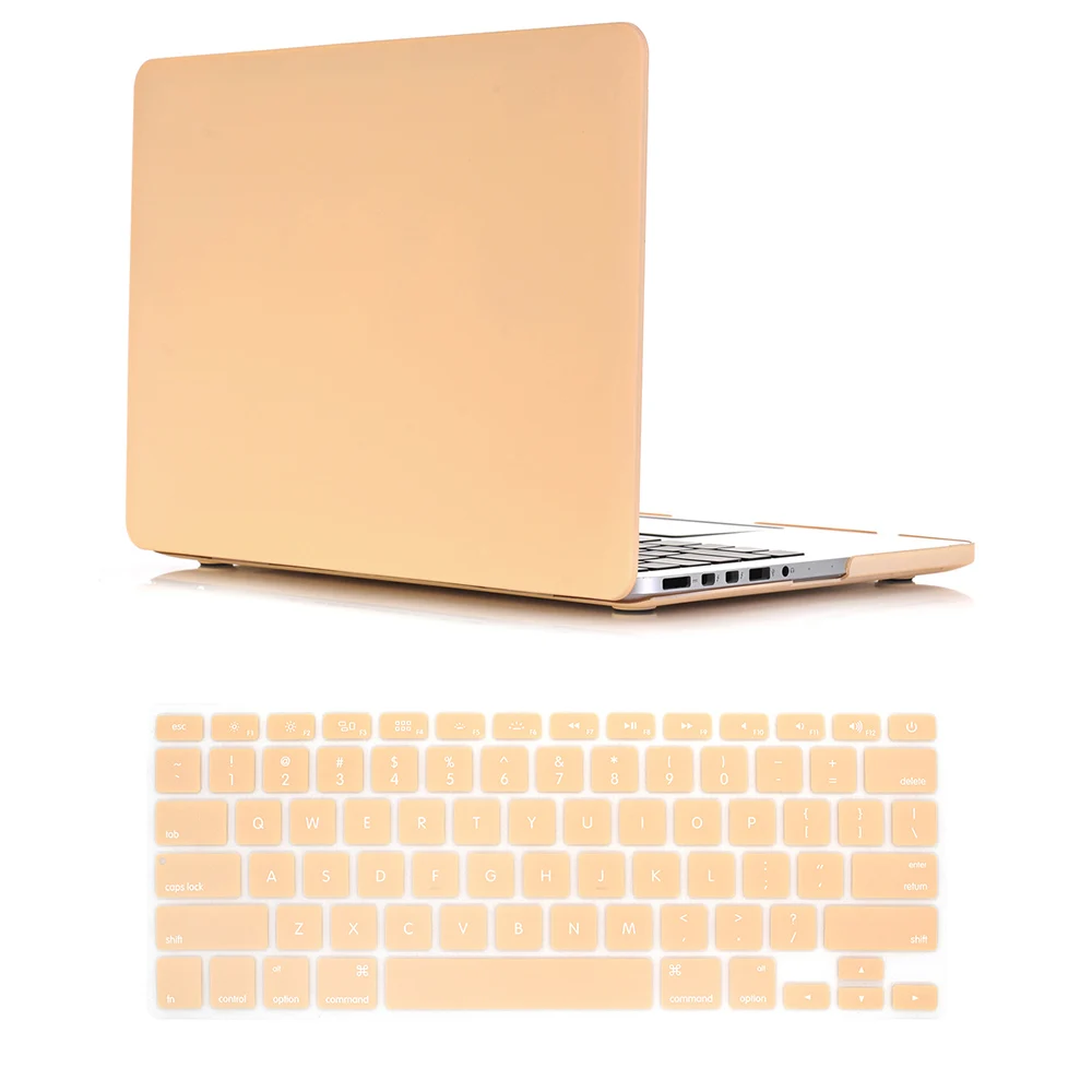 2 in 1 laptop Custom Laptop Case Cream Keyboard Cover Protector for Mac 13 15 16 A2159 A1370 A2179 M1 laptop cover case