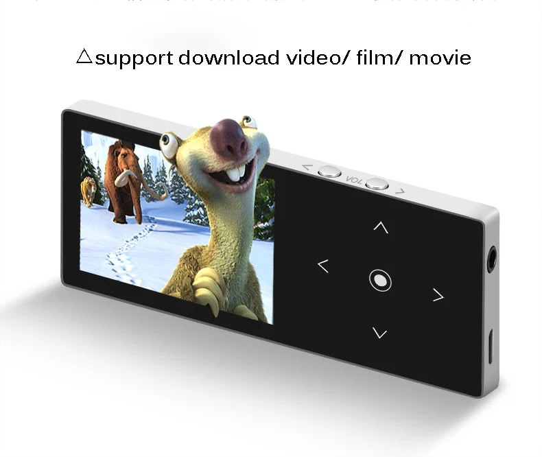 High quality mp3 player music player support TF Card, FM Radio, Recording, E-book, Video and pictures