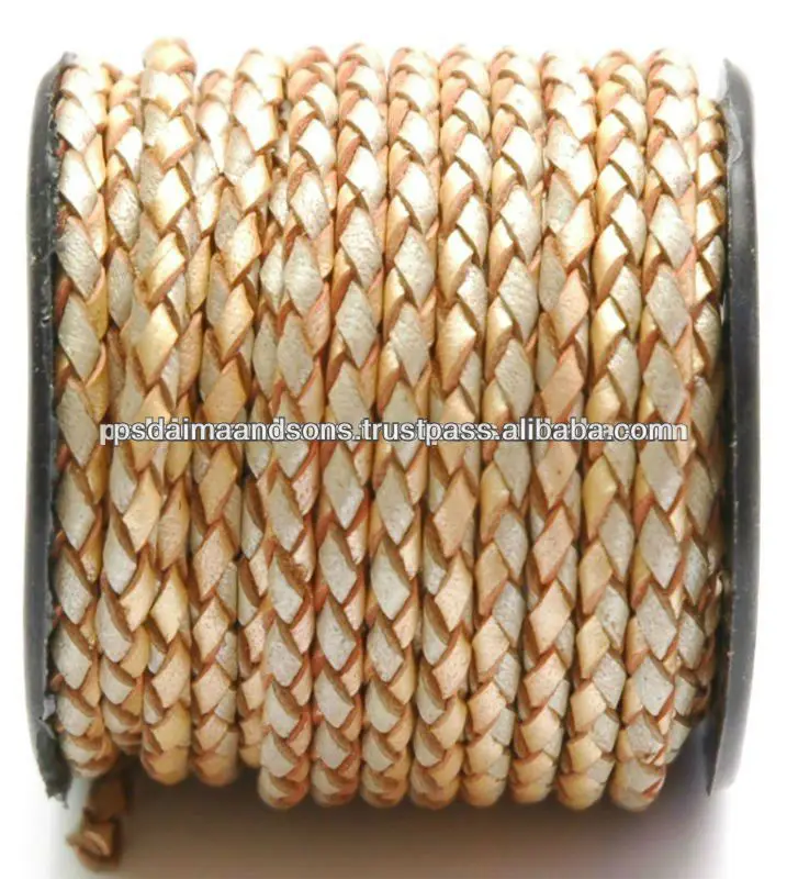 Wholesale Braided Genuine Leather Leather Multi Color