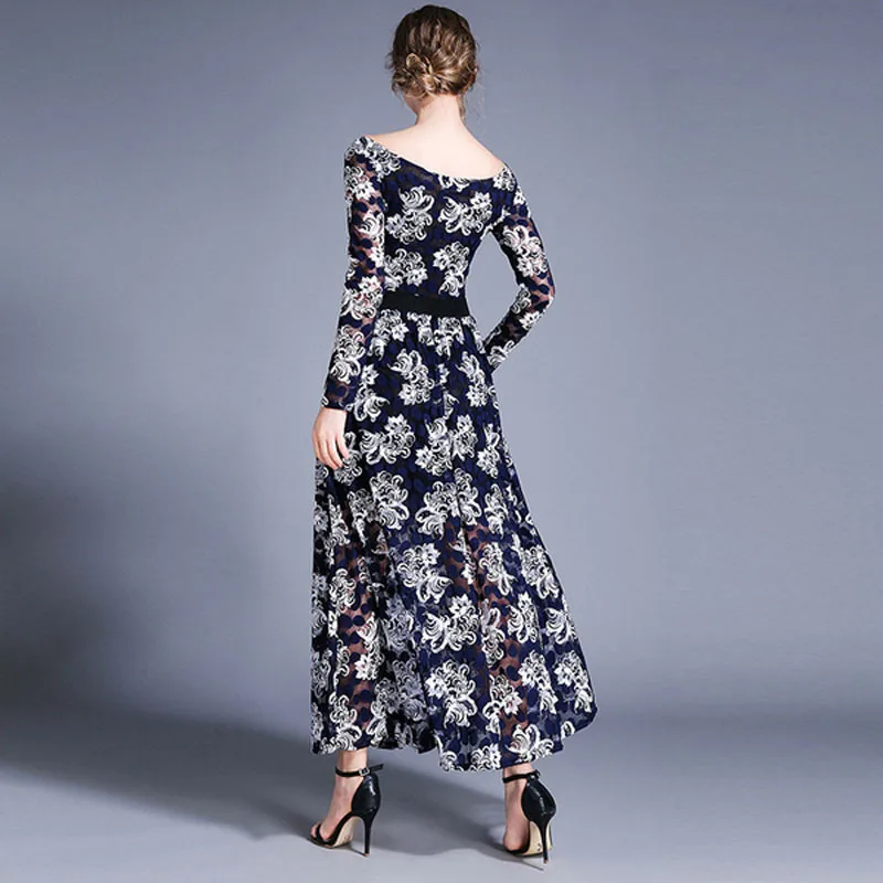 Новинка, женское кружевное платье Spot YSQ8304068 в европейском стиле