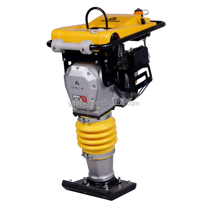 Hand held vibratory asphalt tamper rammer compactor GTR72 similar