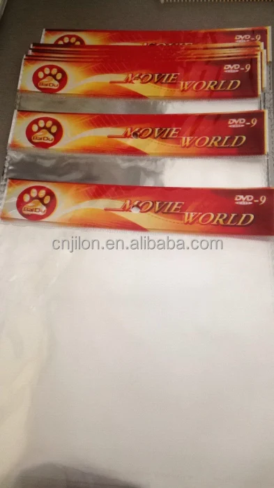 Oversea Header Printed Cellophane Plastic Bag Seal stick