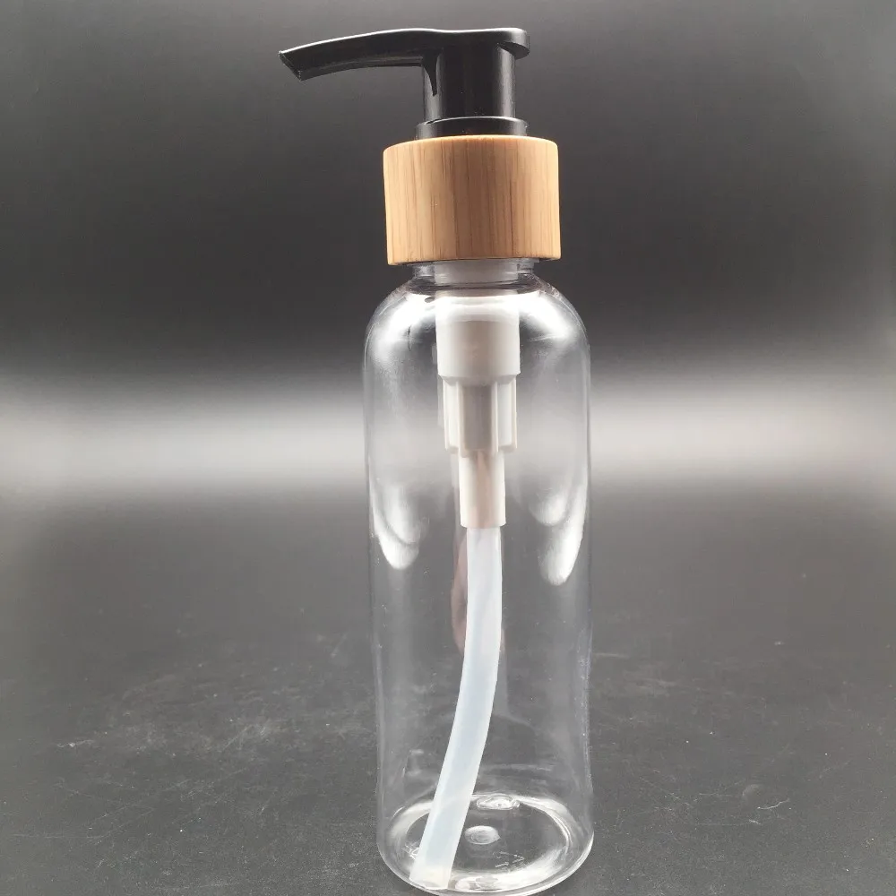 200ml 250ml 300ml bamboo PET lotion shampoo hand wash pump spray bottle