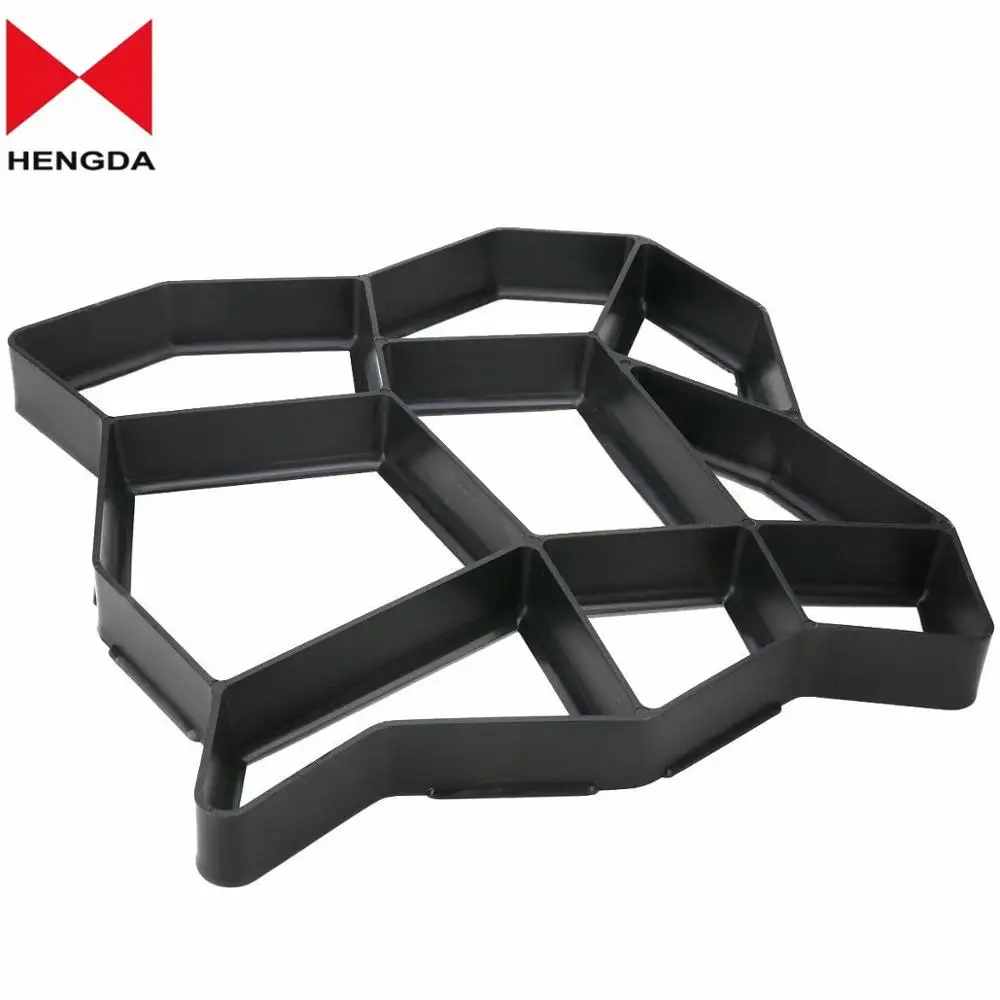 Plastic Driveway Concrete Stone Mold Paving Pathway Stepping Stone Mould Garden