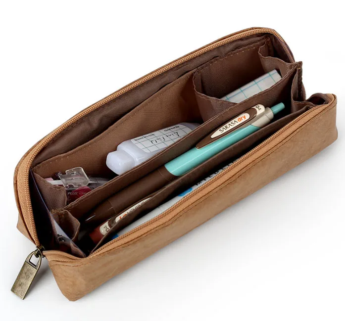 Пенал Tyvek, школьные принадлежности, канцелярские принадлежности, милый пенал, сумки для ручек