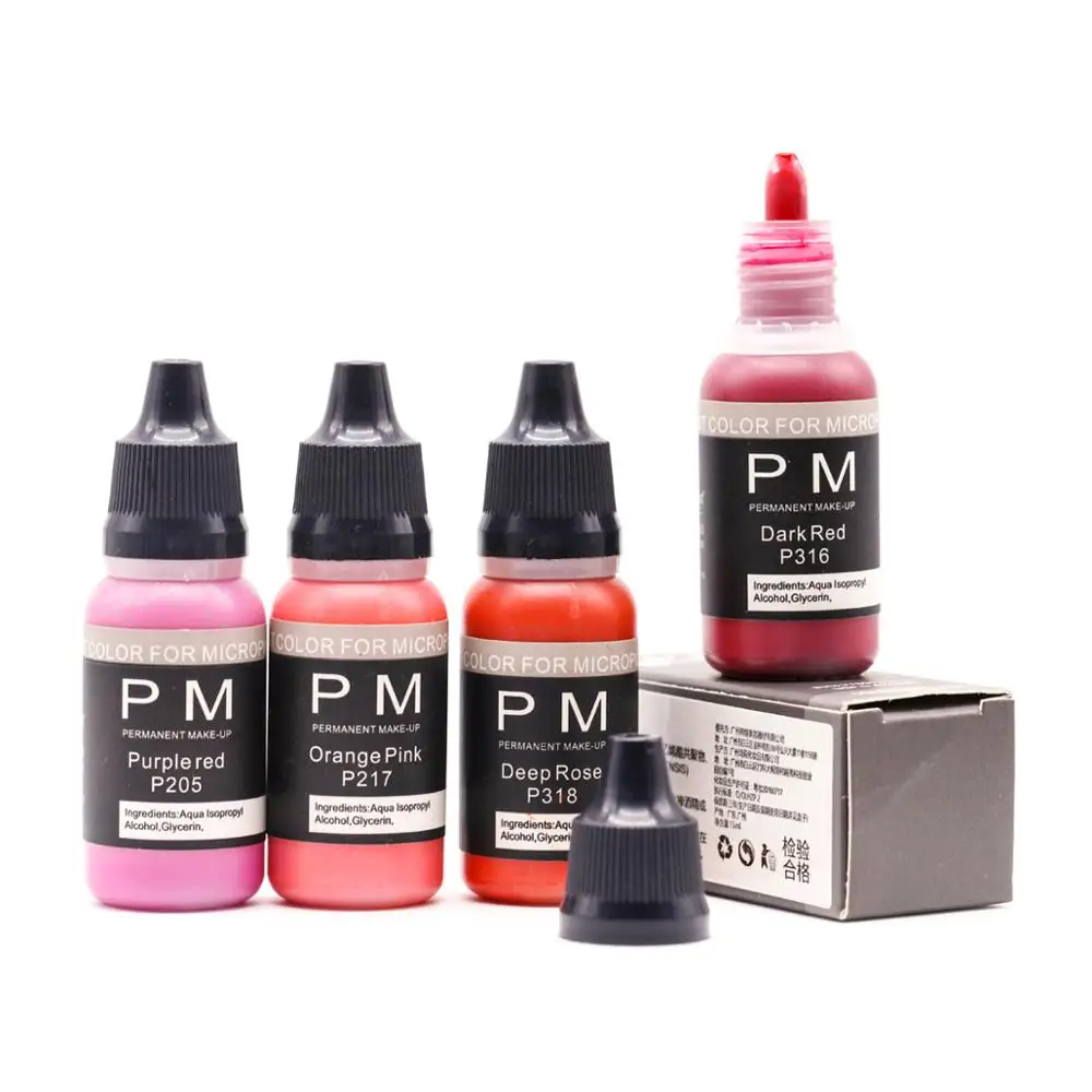 PM Lips Microshading Tattoo Ink PM Hair Strokes Permanent Makeup Pigment