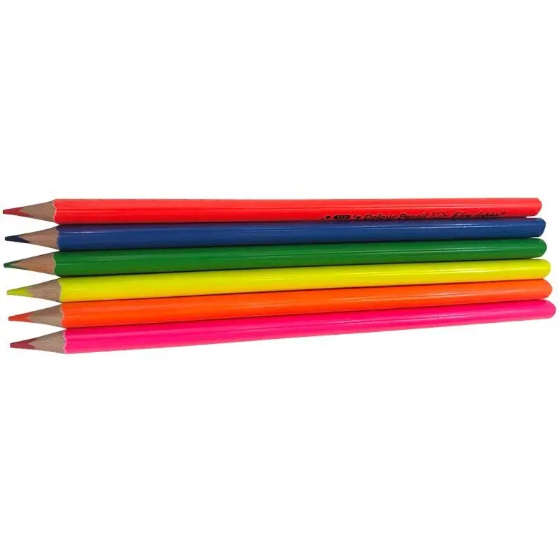 Customized personalized neon color pencil for school supplies