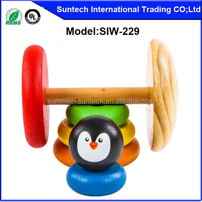 Wholesale educational Stacking Jill old fashioned wooden toys