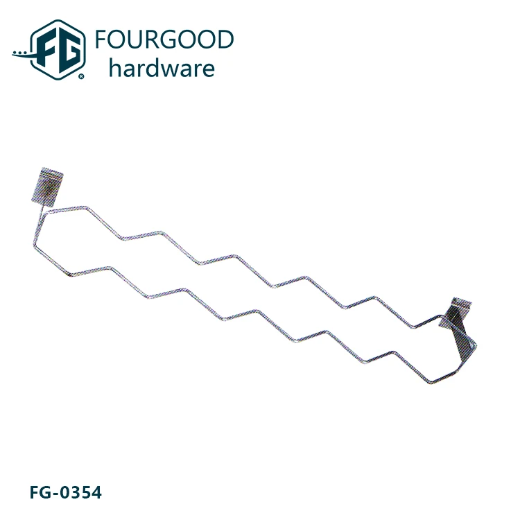 High quality U sharp metal hanging clothes display racks on hot sale