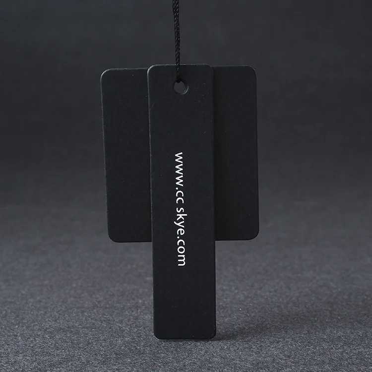 Бумажная подвесная бирка