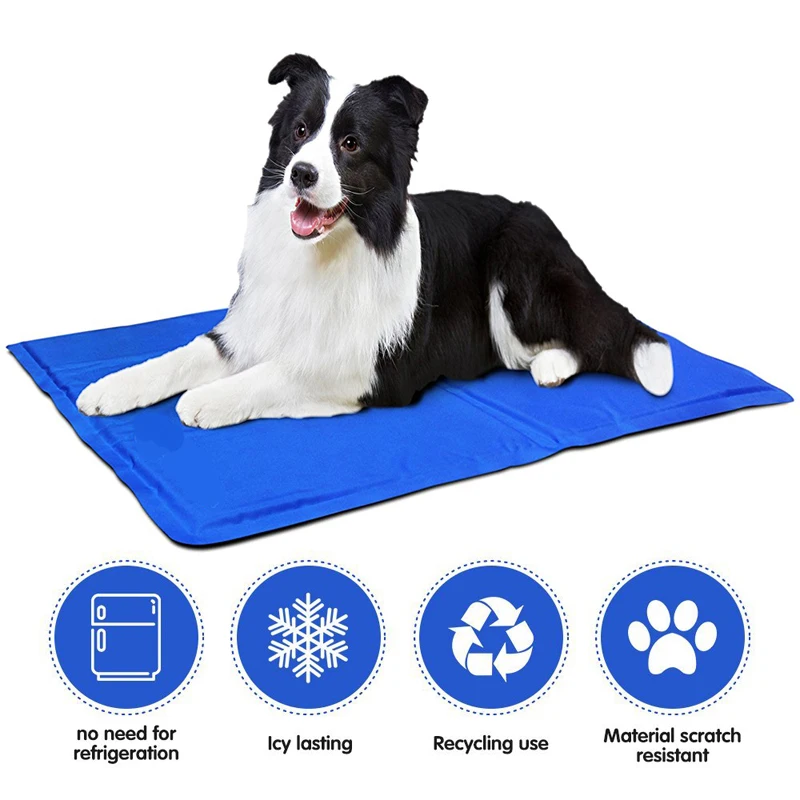 
Dog Cooling Pad Bed Self Cooling Gel Bed Cool mat for pet 
