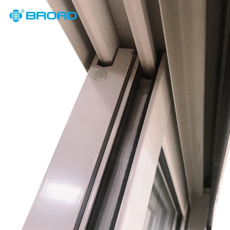 
Commercial office glass profile Auto aluminum shutter sliding window 