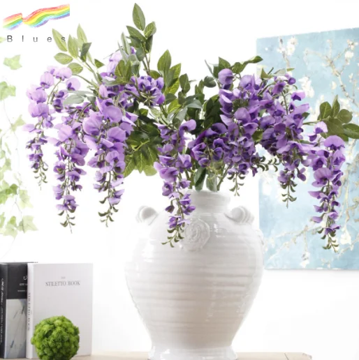 Silk Artificial Wisteria Flowers for Decoration