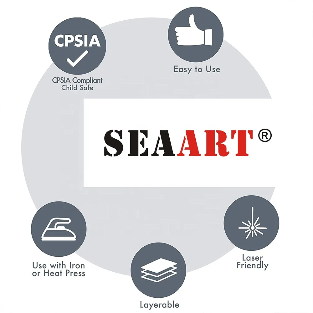 Seaart S917 Heat Transfer Materials Grey HTV Vinyl Soft Super Thin PU Hot Fix Transfer for Clothing Film 1 Roll Dark 50cmx25m