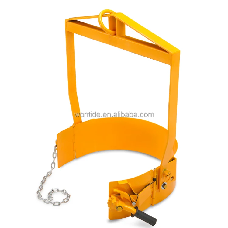 Geared Rotating Oil Drum Lifter Drum Handling Equipment Industrial Filed Customized Q235 Steel Unavailable WONTIDE CN;SHN 500kg