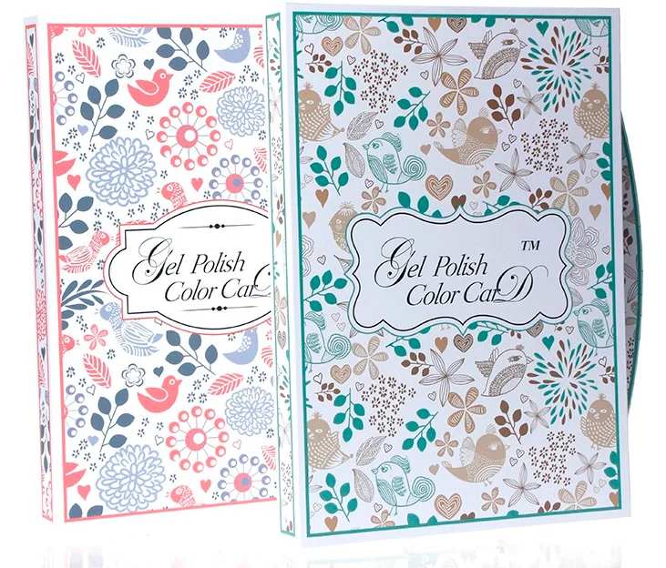 High quality plastic display paint decorating nail polish color chart