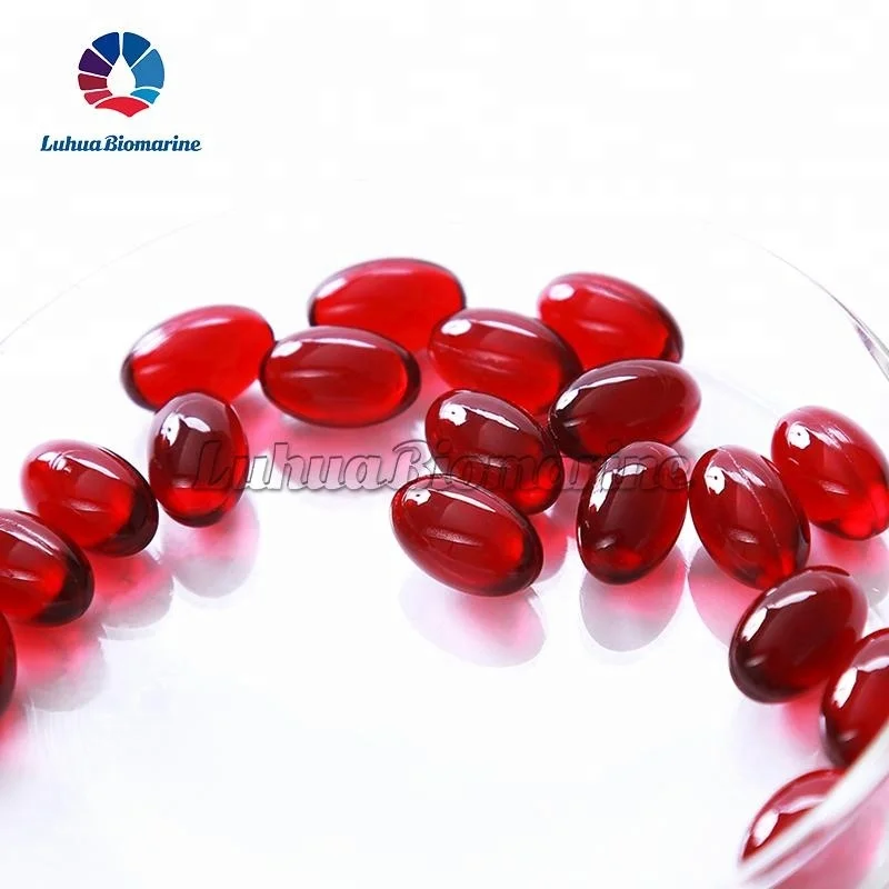 High astaxanthin and EPA/DHA omega3 krill oil capsule