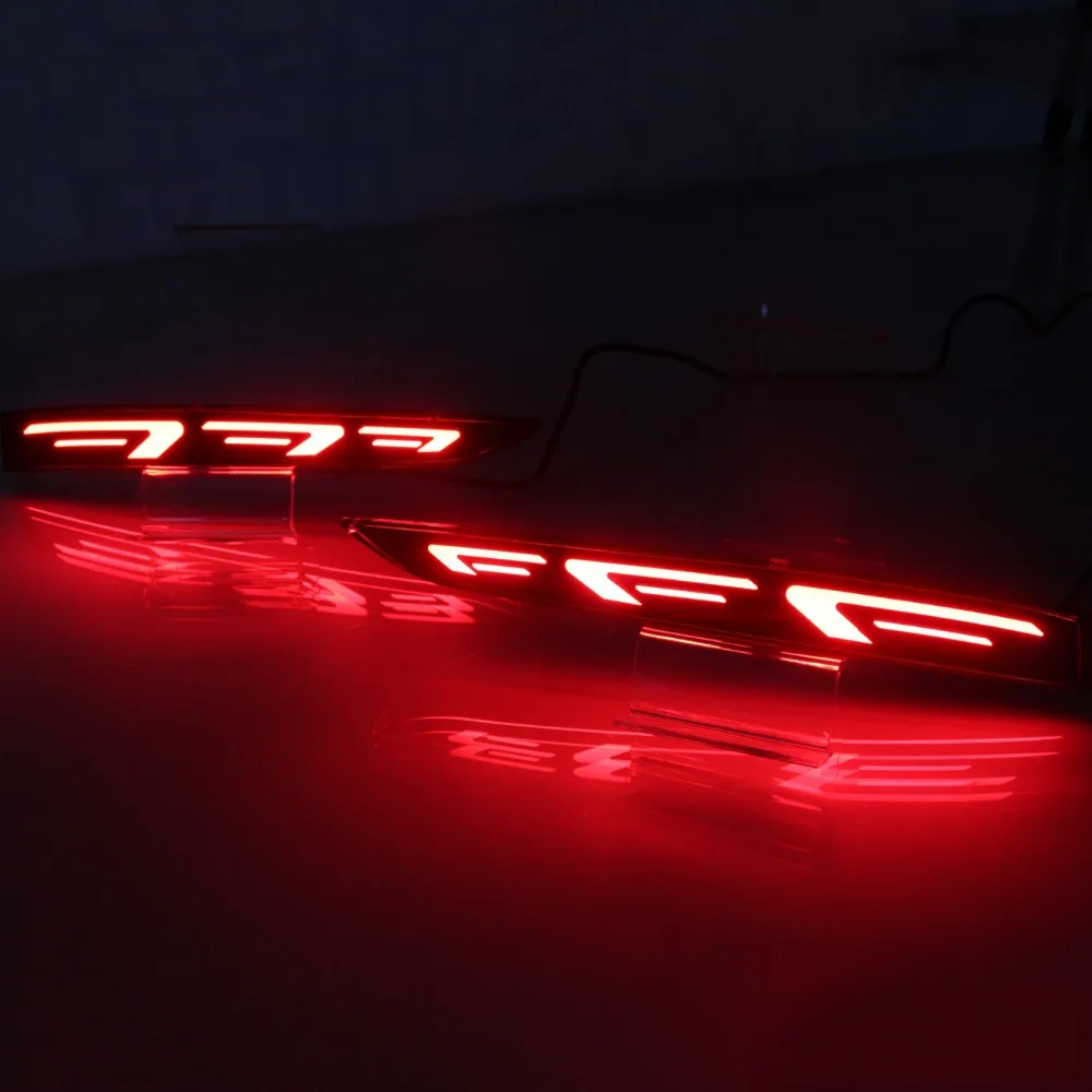 LED Rear Fog Lamp Tail Braking Light For Hyundai ACCENT SOLARIS VERNA 2017 2018 Accessories