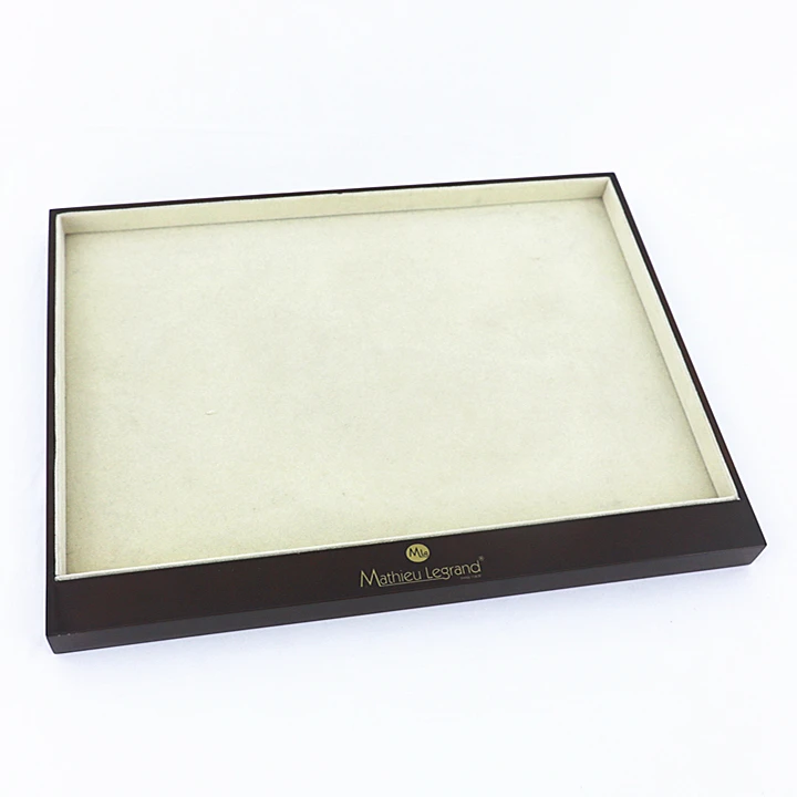 Лидер продаж, индивидуальный простой роскошный поднос для ювелирных изделий, подносы для очков, часов, ювелирных изделий, деревянный поднос