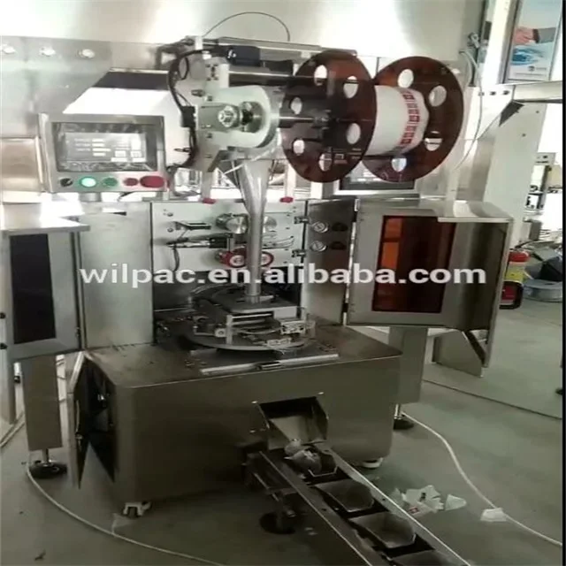 Wilpac Sachet Packing Machinery for Making Dry Jasmine Flower Tea Bags Foshan High Quality Corn Fiber Film Nylon 50bag/min