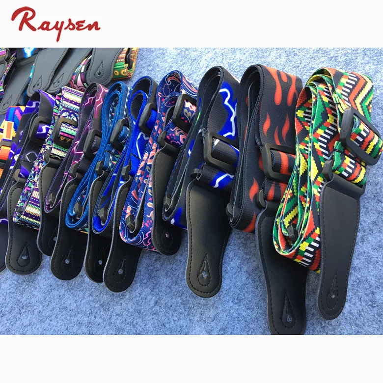 colorful cartoon guitar neck straps factory wholesale