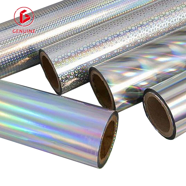 PET 3D Hologram Lens silver Packaging Film