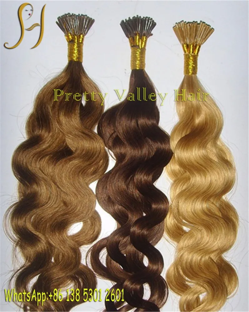 
100% human european blonde hair extension 
