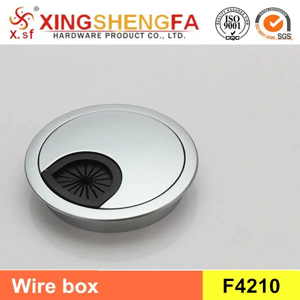 2 Inch Computer Desk Round Hole Cover Zinc Alloy Office Desktop Wire Cable Grommet