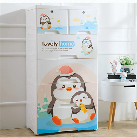
2018 Good Quality household baby plastic storage cabinet 