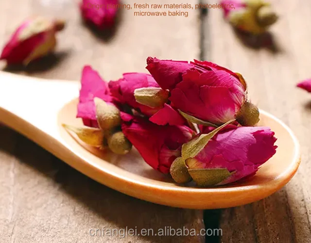 organic health dried rose bud tea rose slimming tea PET bottle packed rose tea