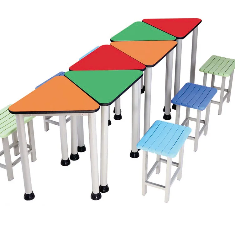 Colorful Classroom Furniture Kindergarten Study Desk Chair Tables For Kids Children