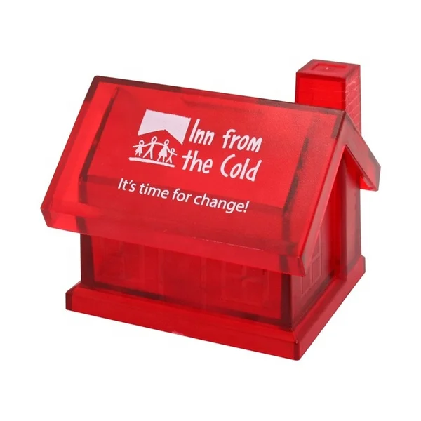 Promotional Plastic House Coin Bank