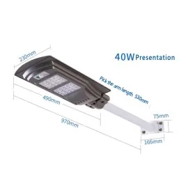 
New fashioned 150w solar power street lamp post for house use 