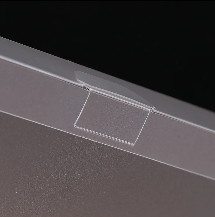 oem Custom pp/pet frosted folding plastic packaging gift enclosure transparent small display cosmetic underwear box cosmetic pvc