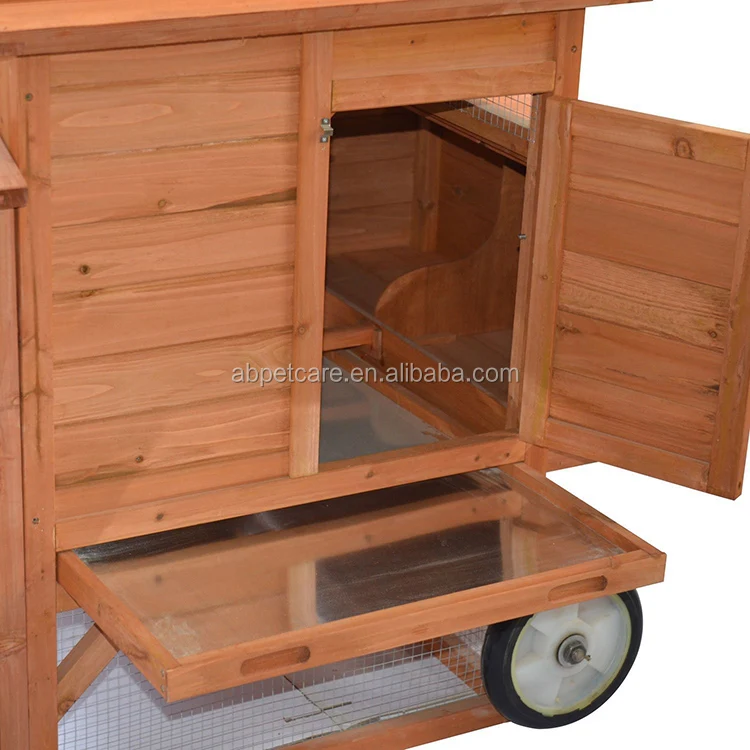 Wheeled Tractor Hen House Chicken Coop w/ Run
