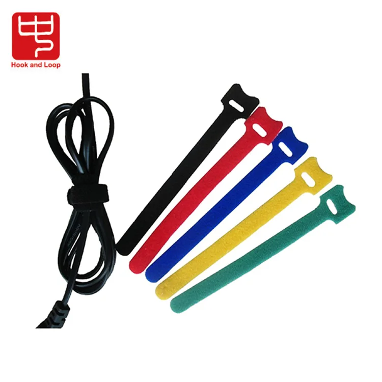 Customizable Self-gripping Double Side Hook and Loop Cable Tie Fastener