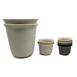 Wholesale cheap outdoor big round plastic flower pots