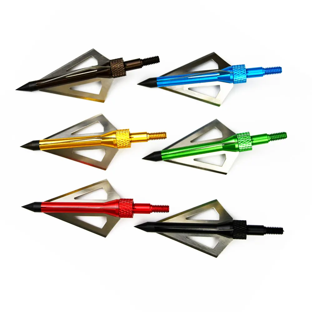 3 Blade Carbon Bow Arrow Archery Turkey Fish Arrowhead Hunting