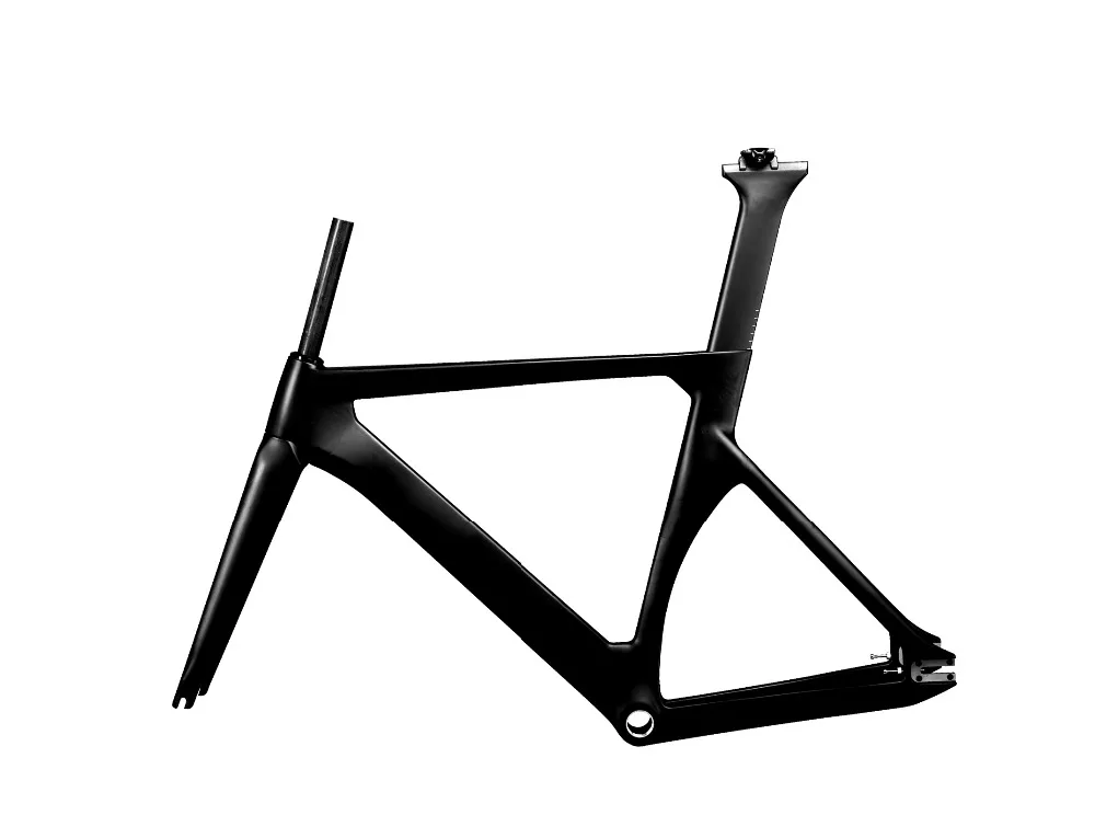 
carbon fiber track bike frame, single speed fixed gear carbon bicycle frameset 