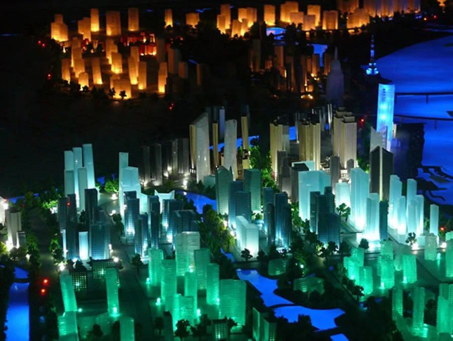 HO ARCHITECTURAL MODEL BUILDINGS MAKING