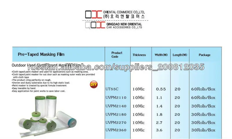 Предварительно выявляется Защитная пленка для бытовой картины