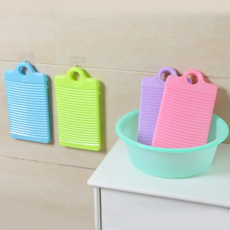 
Thickening Non-Slip Mini Small Size Hand Held Household Plastic Washboard 