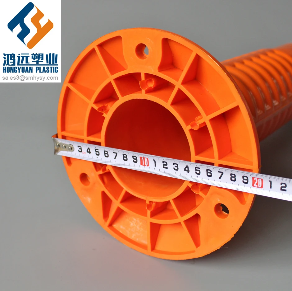 H100cm TPU flexible warning post road bollard delineator post