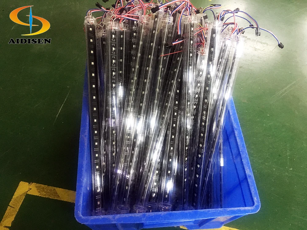Ночной клуб освещение 3d светодиодный Метеоритный трубка DC12V UCS1903 Дождь